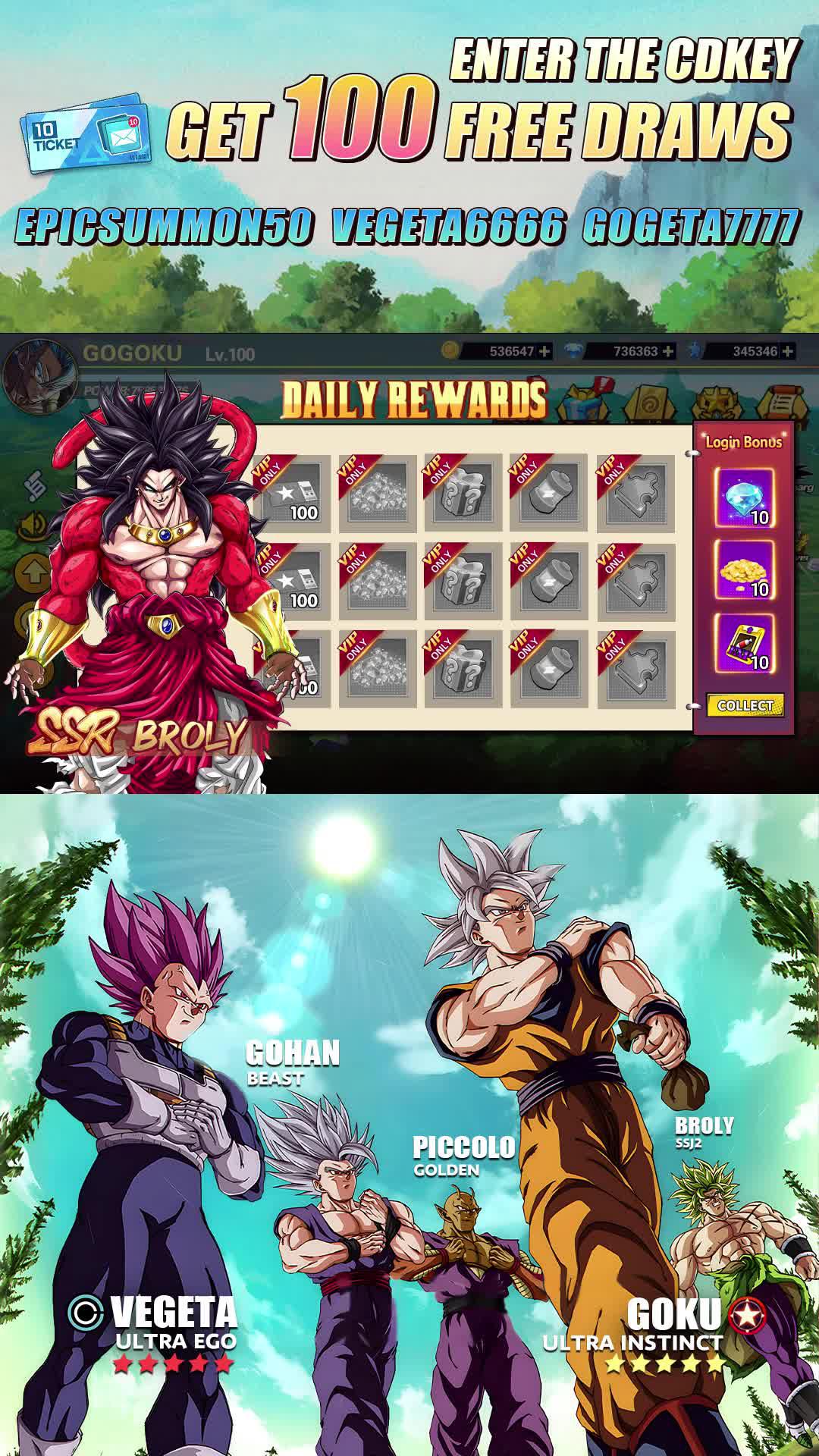 Free gift pack code: EpicSummon50