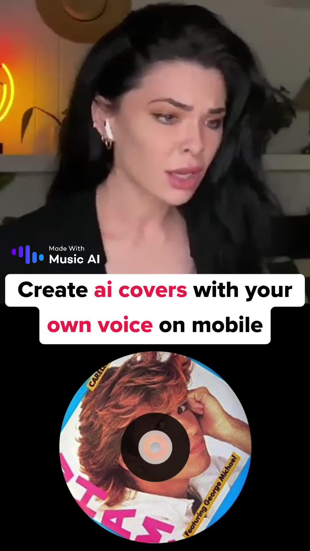 Create AI covers with your own voice on mobile