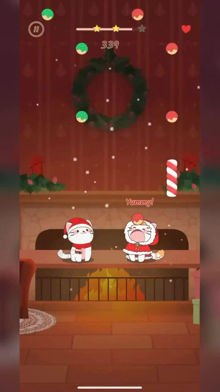 Mèo Giáng Sinh Dễ Thương