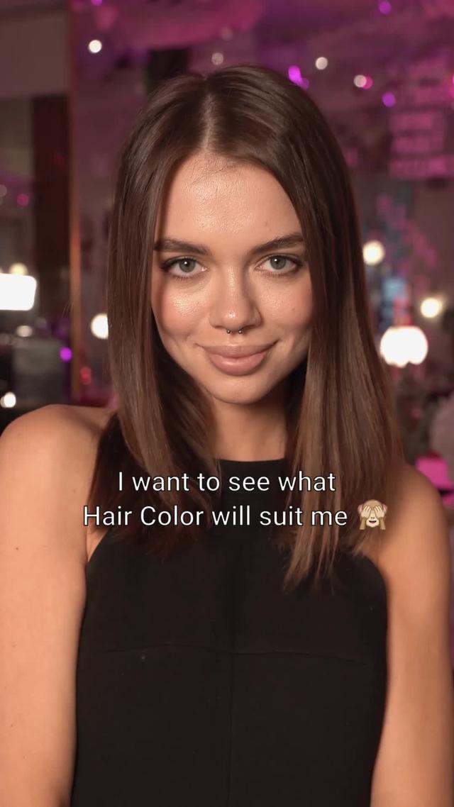 Change your haircolor in one tap!