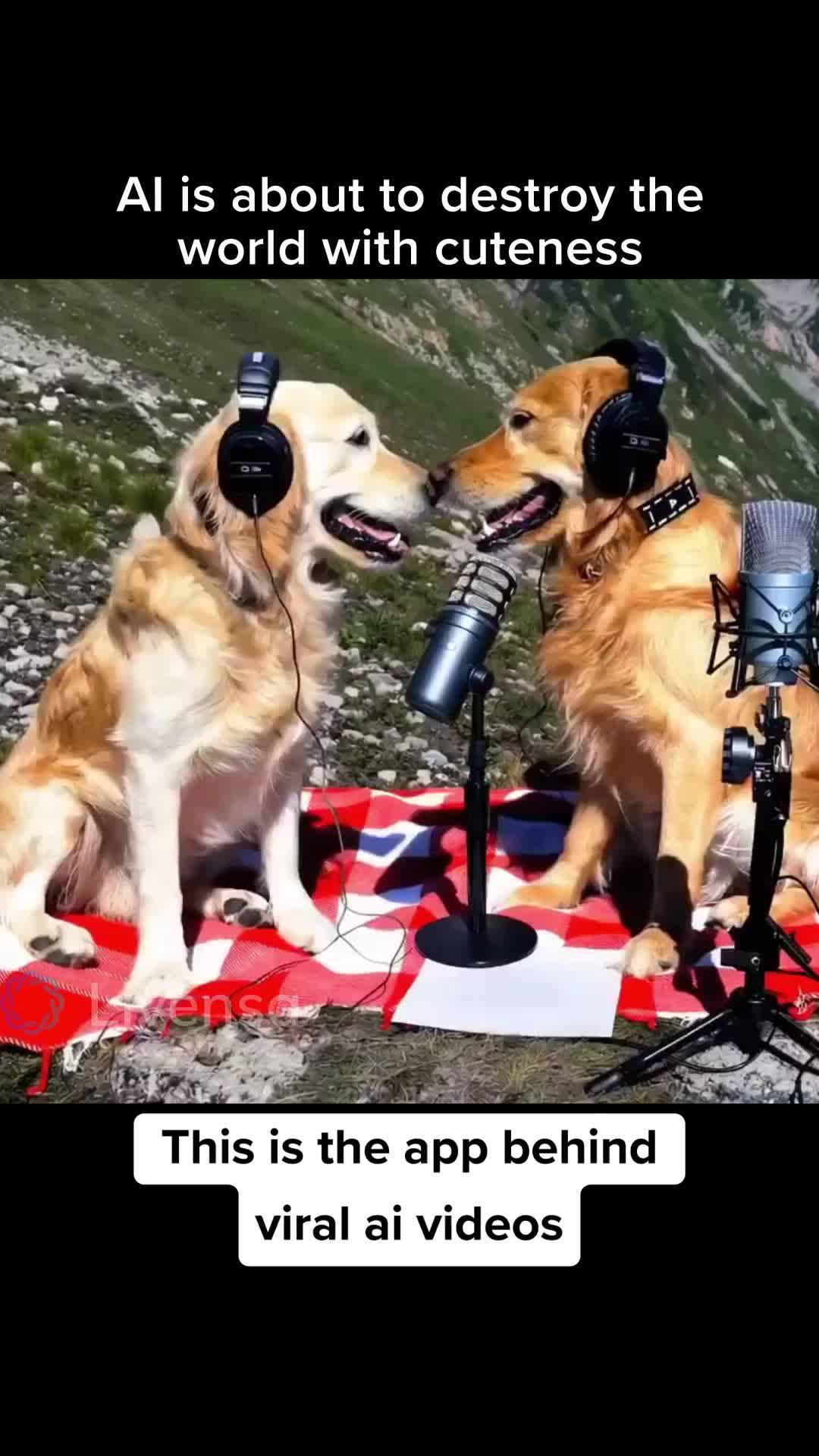 Create Al videos with your own words on mobile