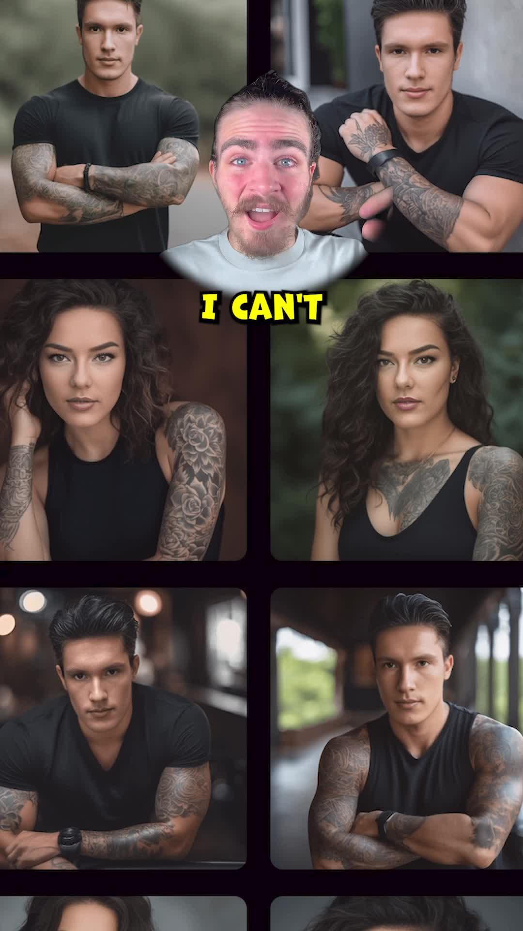 Create your Tattooed look in seconds with AI