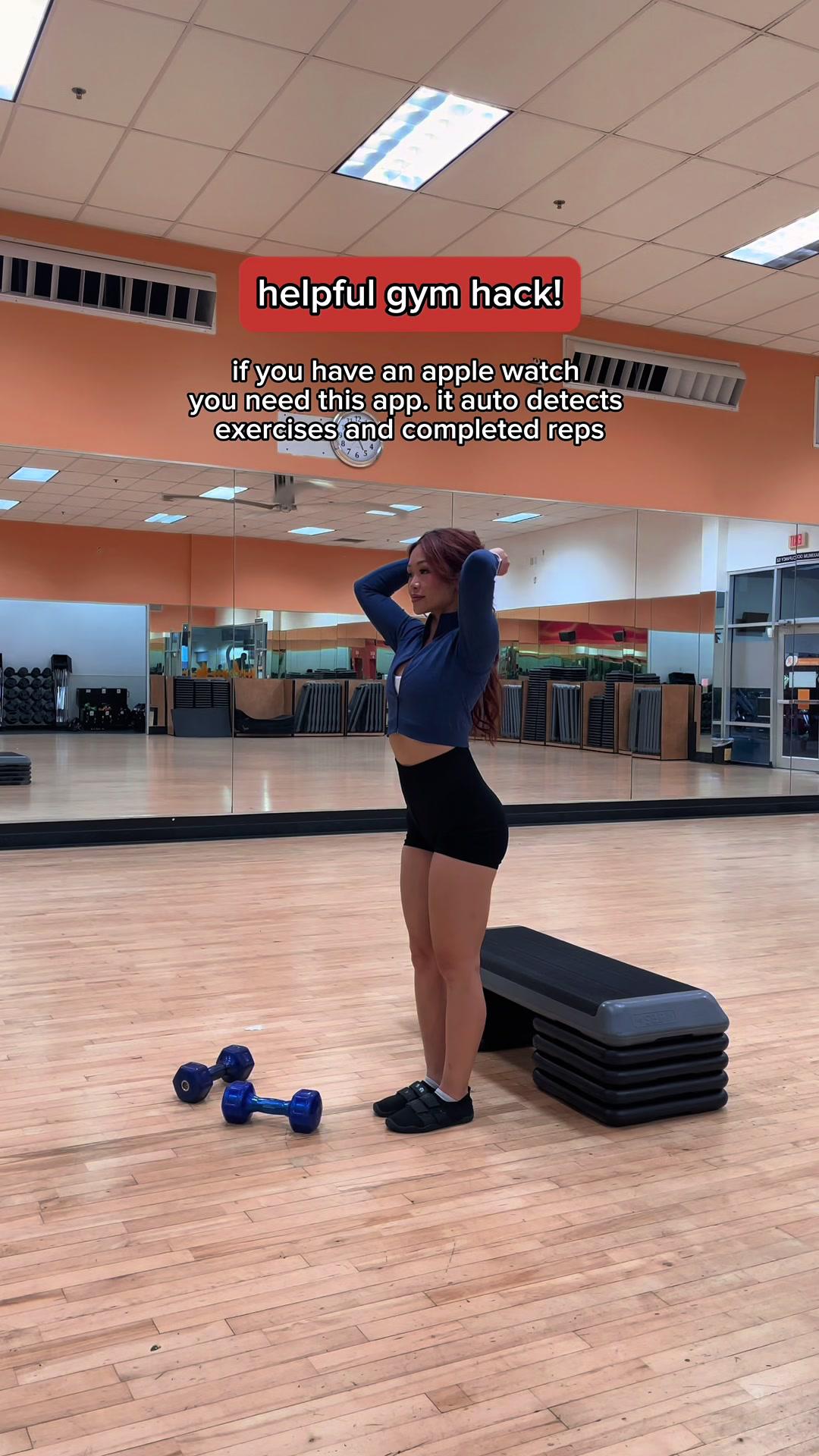 I was so skeptical but it detects so many exercises accurately! Try it free today - link in bio! 🏋🏻‍♀️ Train Fitness Workout Tracker #gymtok #trainfitness #applewatch #applewatchfitness #gymhack #fitness