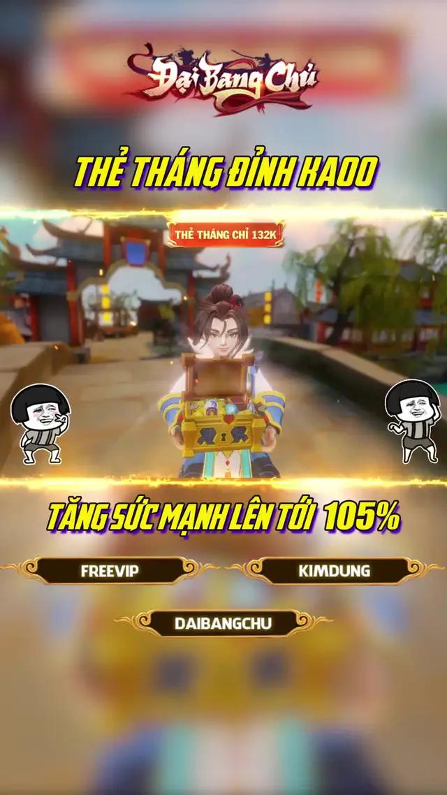 Tặng vé quay tướng đầu VÔ HẠN cùng Độc Cô Cầu Bại danh bất hư truyền top 1 server Kim Dung!