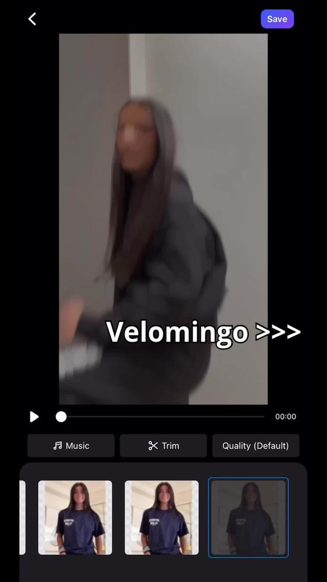 Create velocity edits in one tap! Download and try it now!