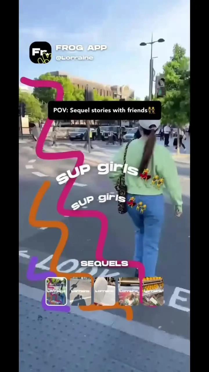 Just recorded my day in SEQUELS #frogapp #socialapp #favapp #appoftheday #fyp