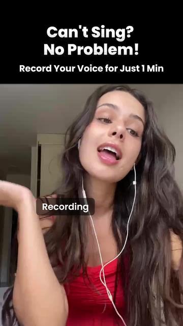 Record your voice and be a singer easily