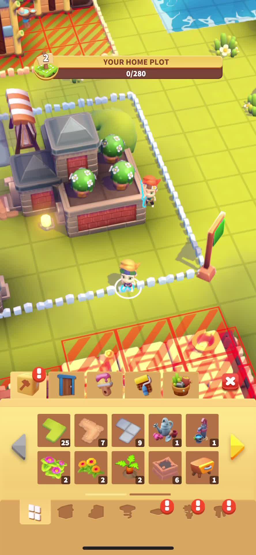 Building my Home Garden #fun#cute#mobilegame #mobliegaming #mobilegaming #mobliegame #fyp