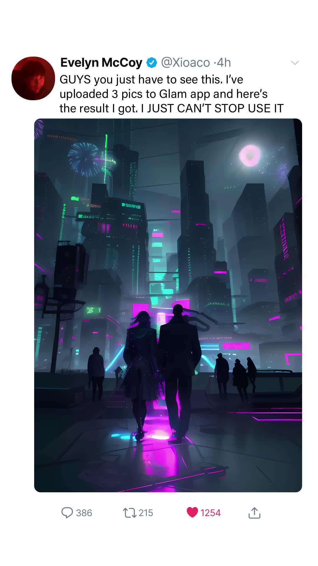 Create viral videos in one tap with Glam