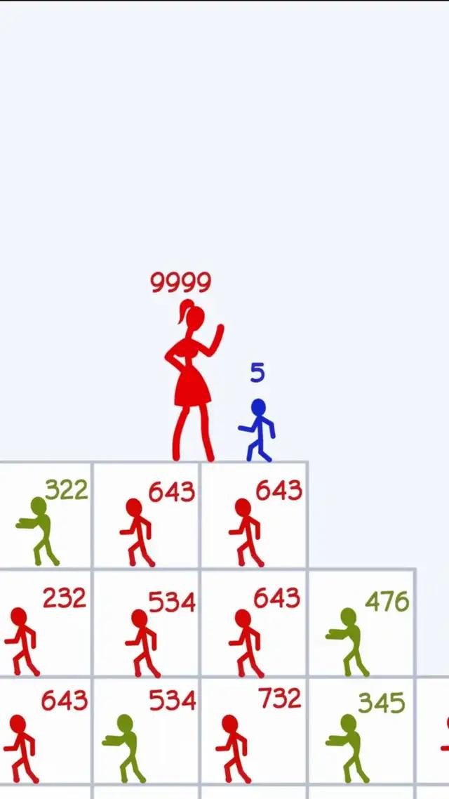 Kill giant bosses to be the mighty stick hero.