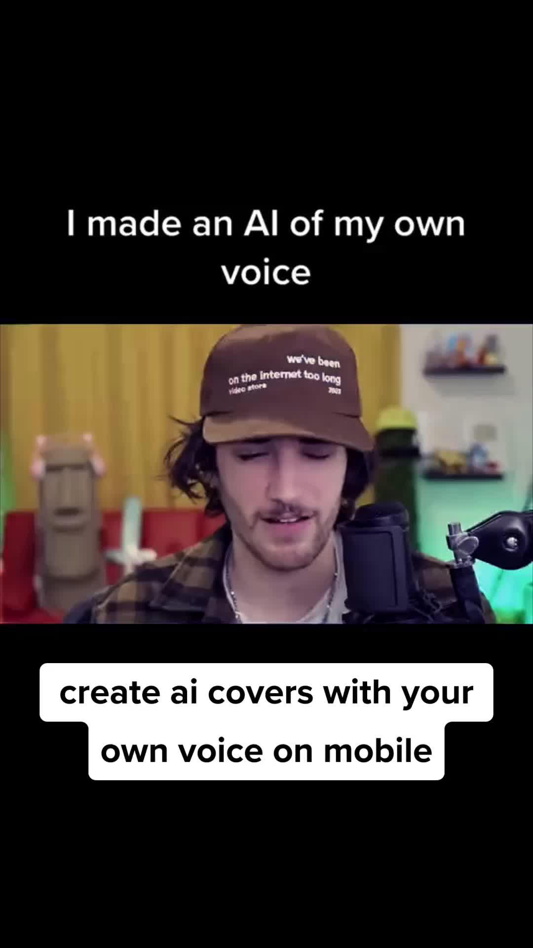 Create AI covers with your own voice on mobile