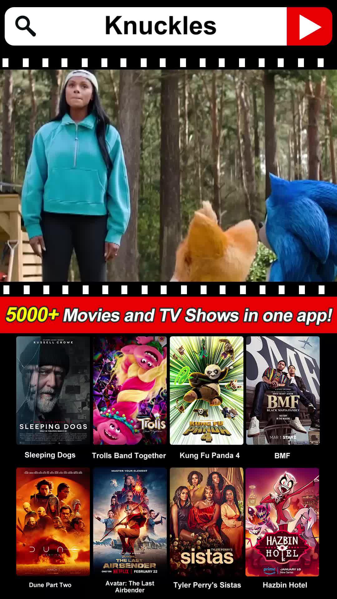 Download for free this powerful movie app