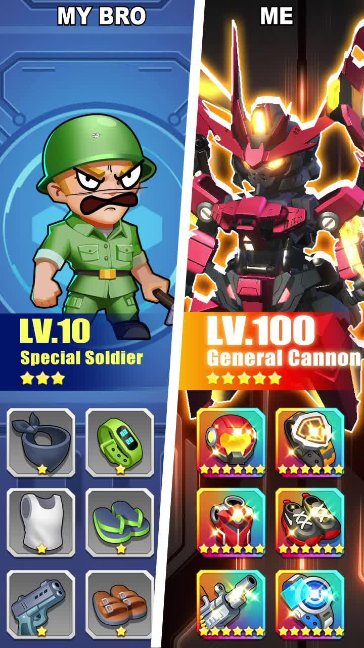 The first alien invasion idle RPG mobile game