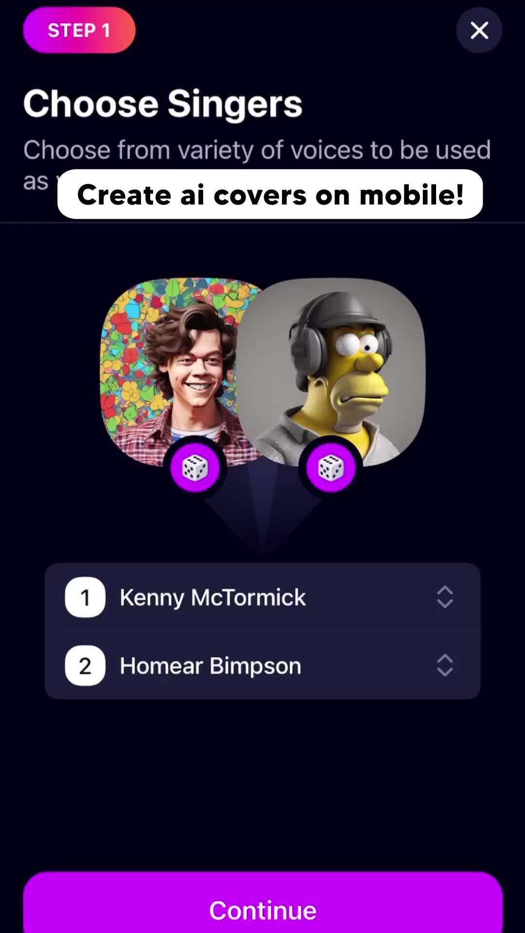 Create Ai Duet covers now!