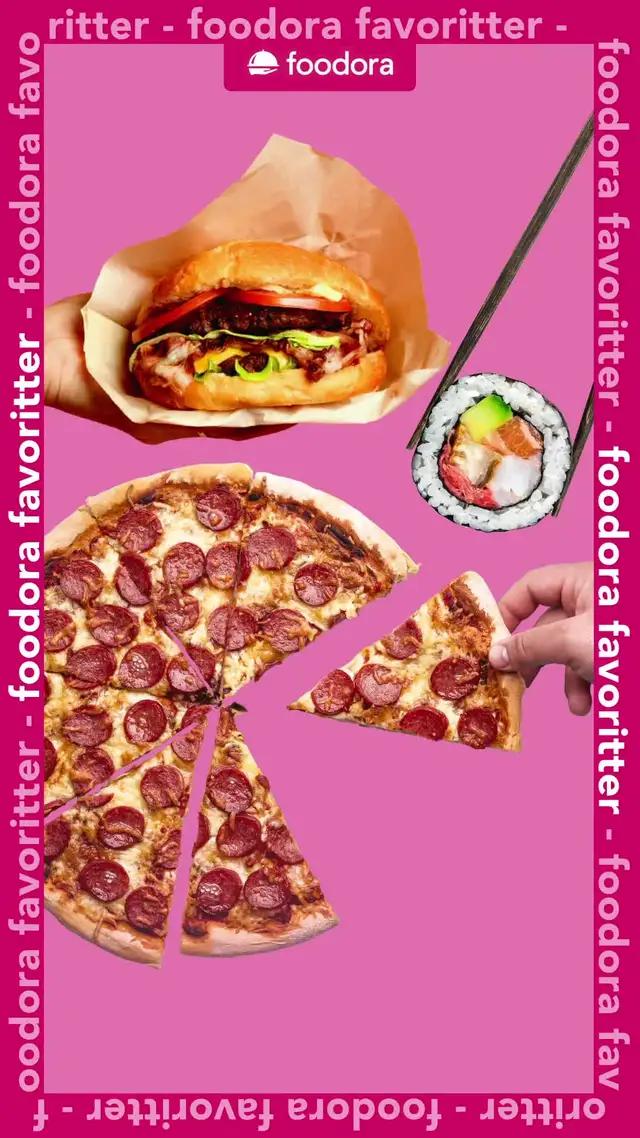 Få super deals på foodora favoritter 