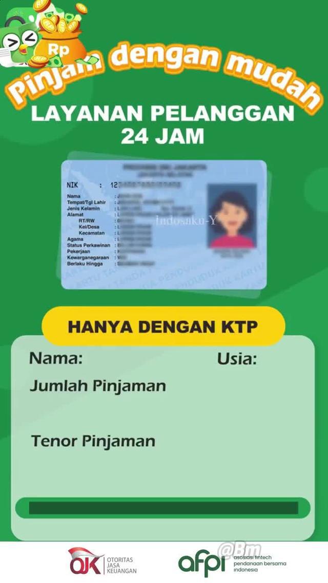 Sertifikasi OJK, bunga sangat rendah, pinjaman 60 juta, pembayaran dalam 36 kali angsuran.