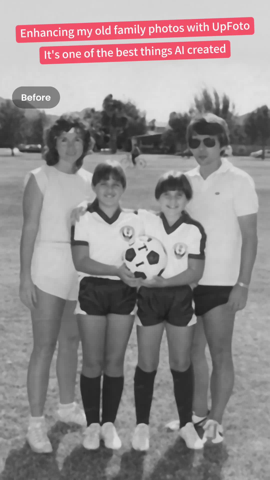 Give a new meaning to your old photos with Upfoto!