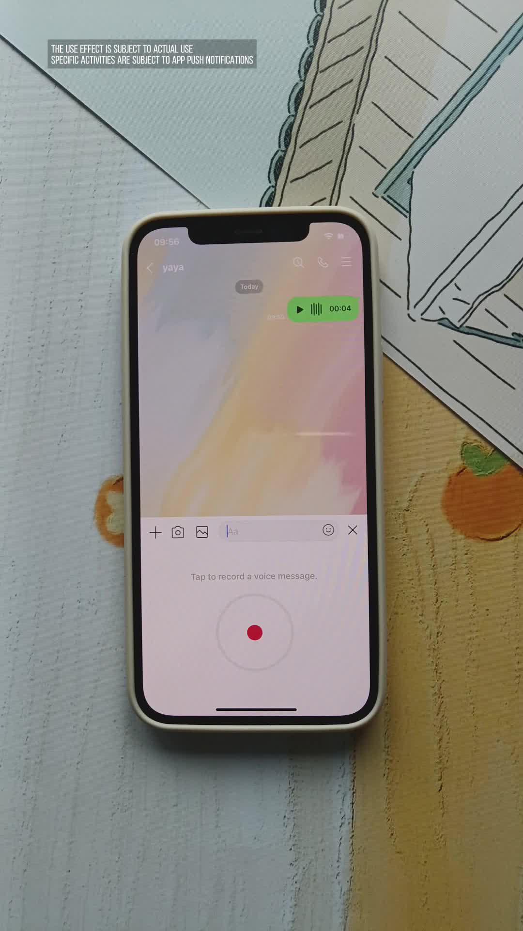 You can change the voice with one click.