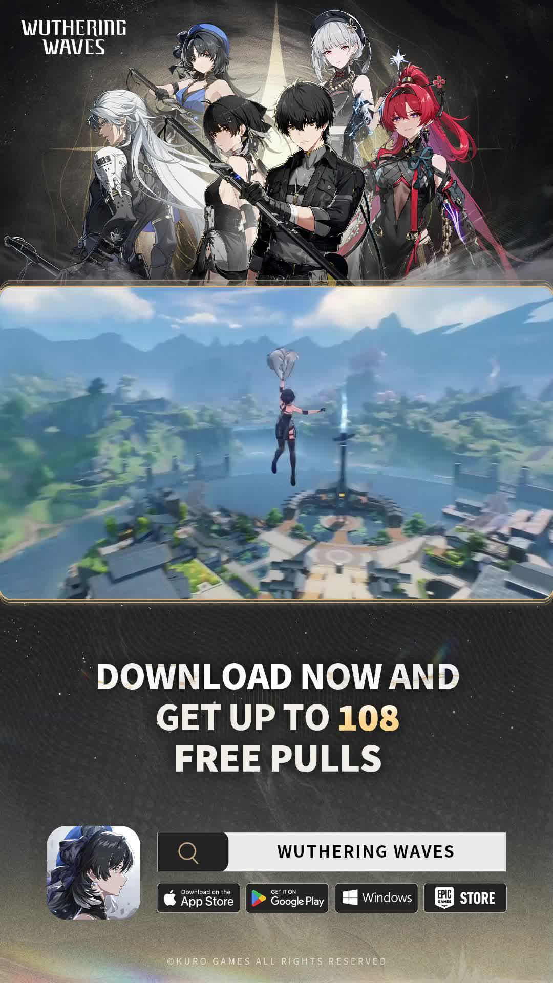 Open World RPG with Endless Possibilities! Set sail for your journey in Wuthering Waves!!!