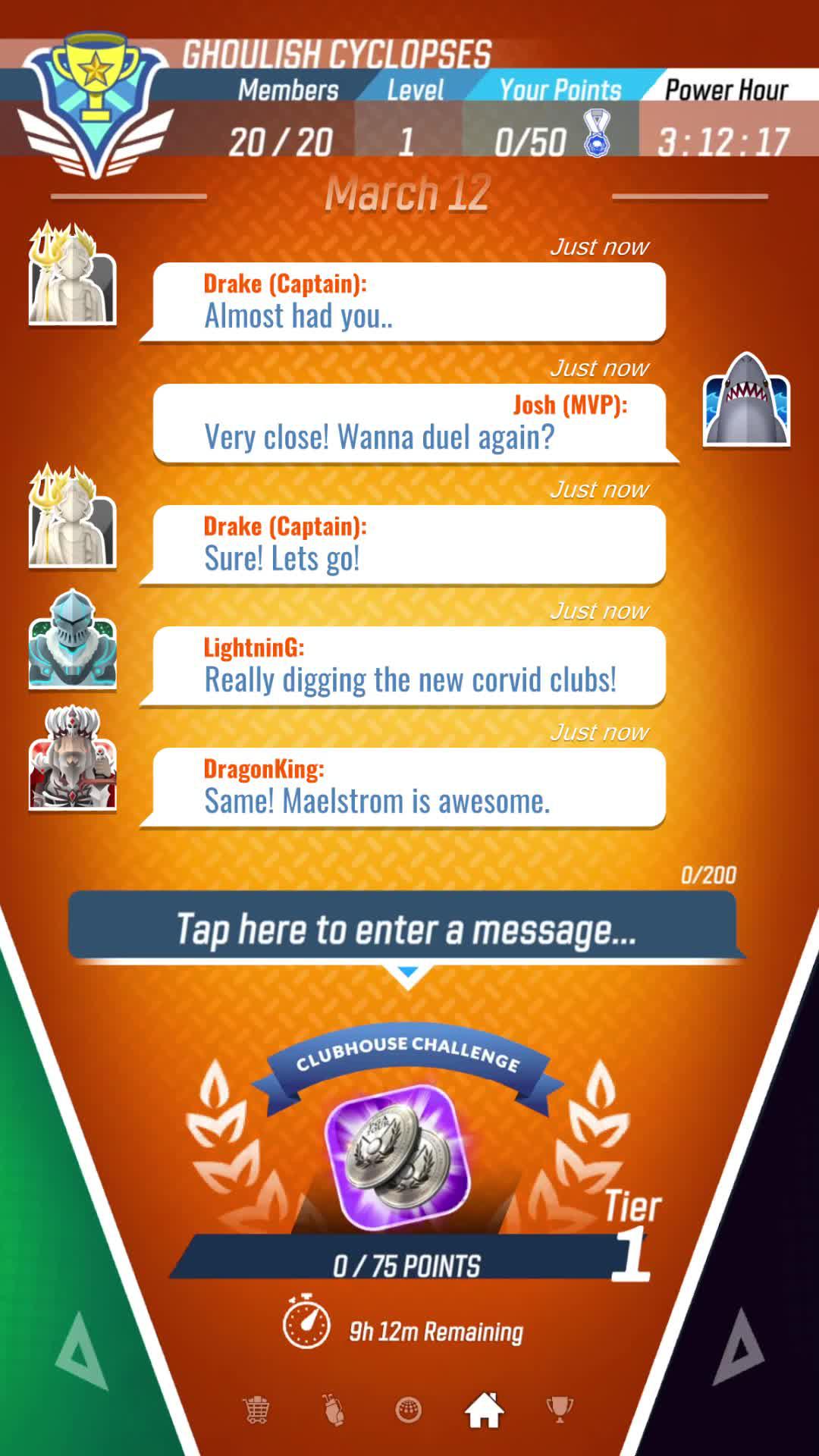 Swing for the green and compete with friends!