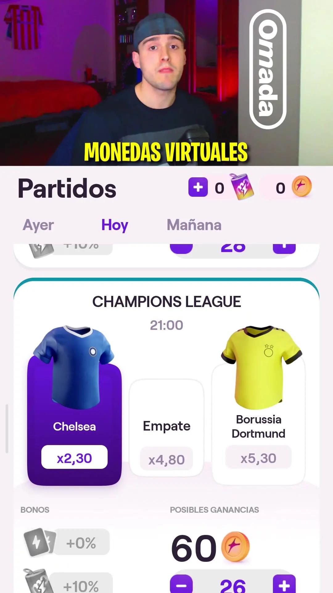 Descarga ya OMADA ⚽🔥 #omadaapp #omada #omadaes #ad