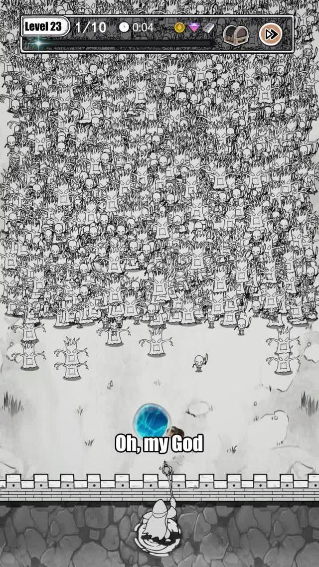 Get ready for a magical journey like no other in Doodle Magic: Wizard vs Slime