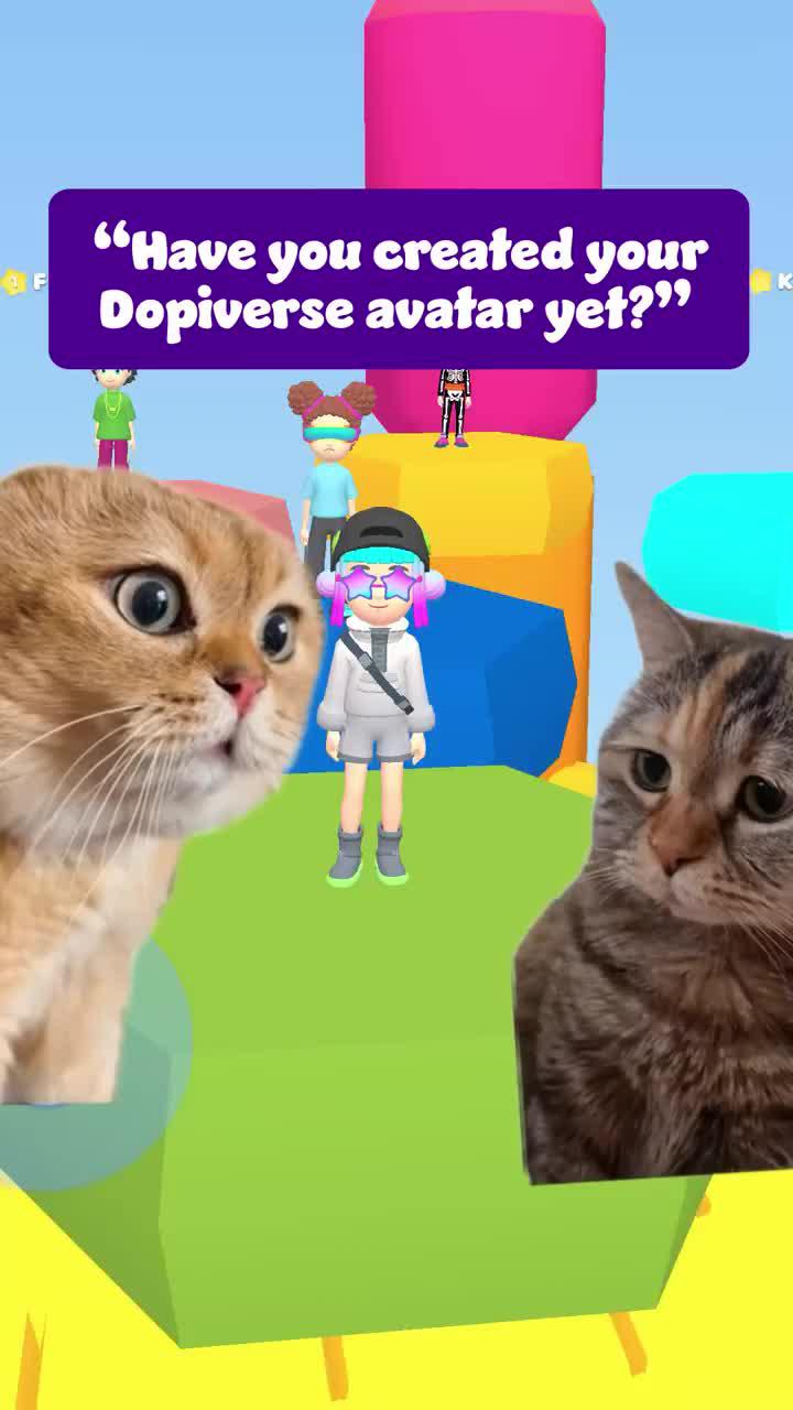 Create your avatar and dive into exciting new lands of Dopiverse filled with surprises and games