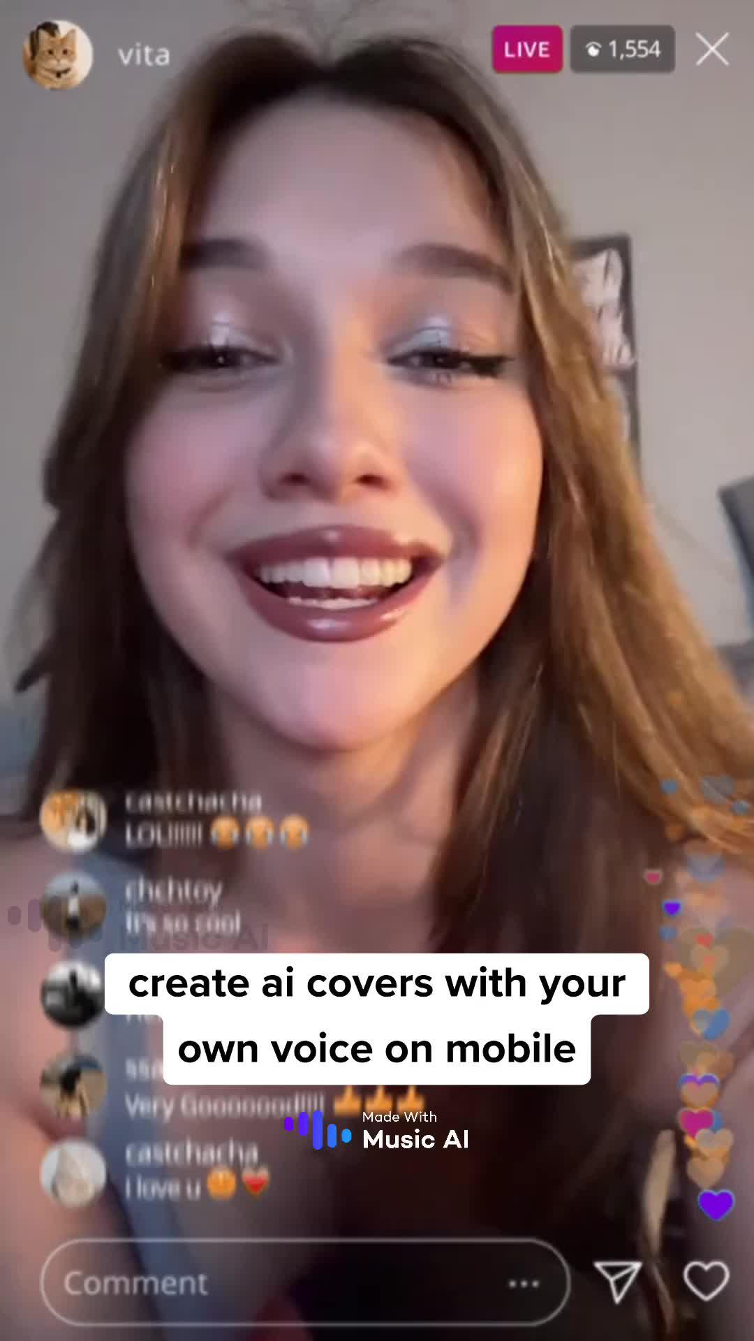 Create AI covers with your own voice on mobile