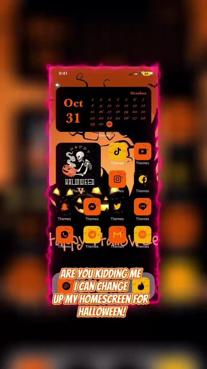 One Tap Change Your Widget For Halloween!