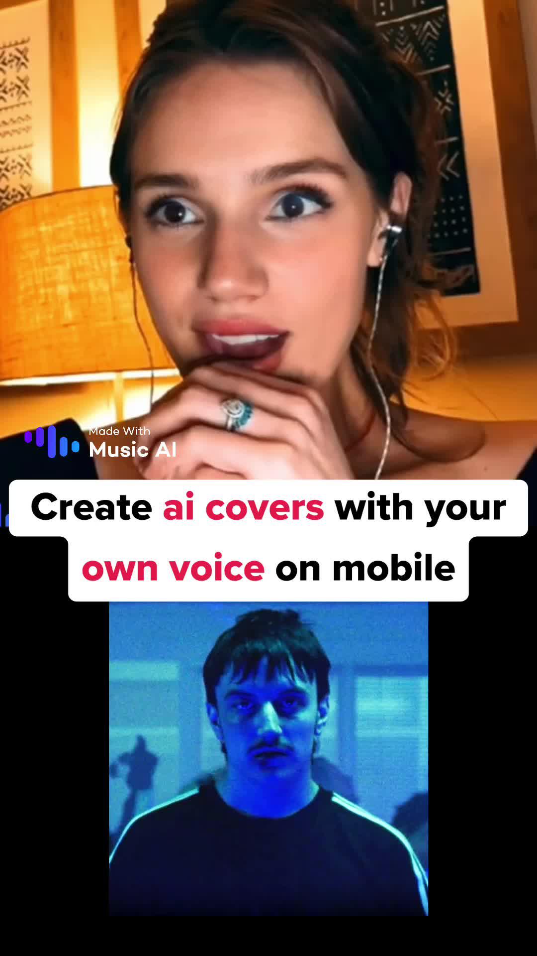 Create AI covers with your own voice on mobile