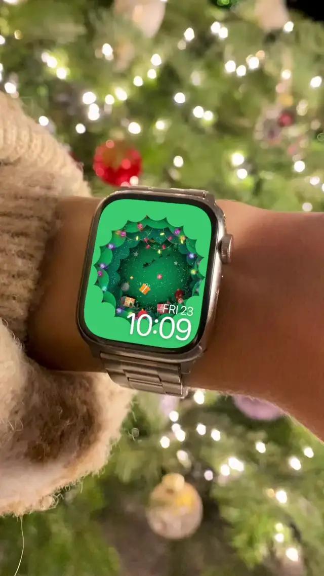 3D Christmas Apple Watch Faces!