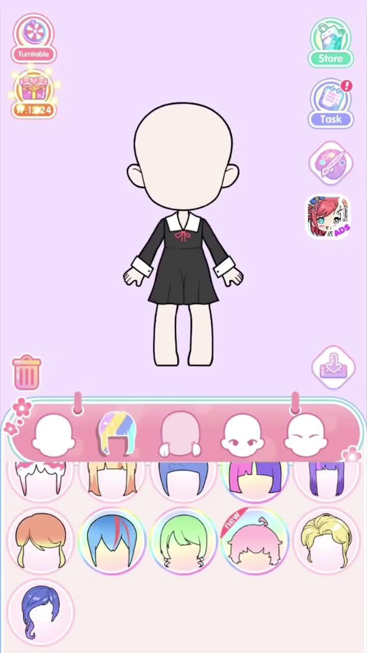 As many as 1,000 free accessories and clothes to choose from!