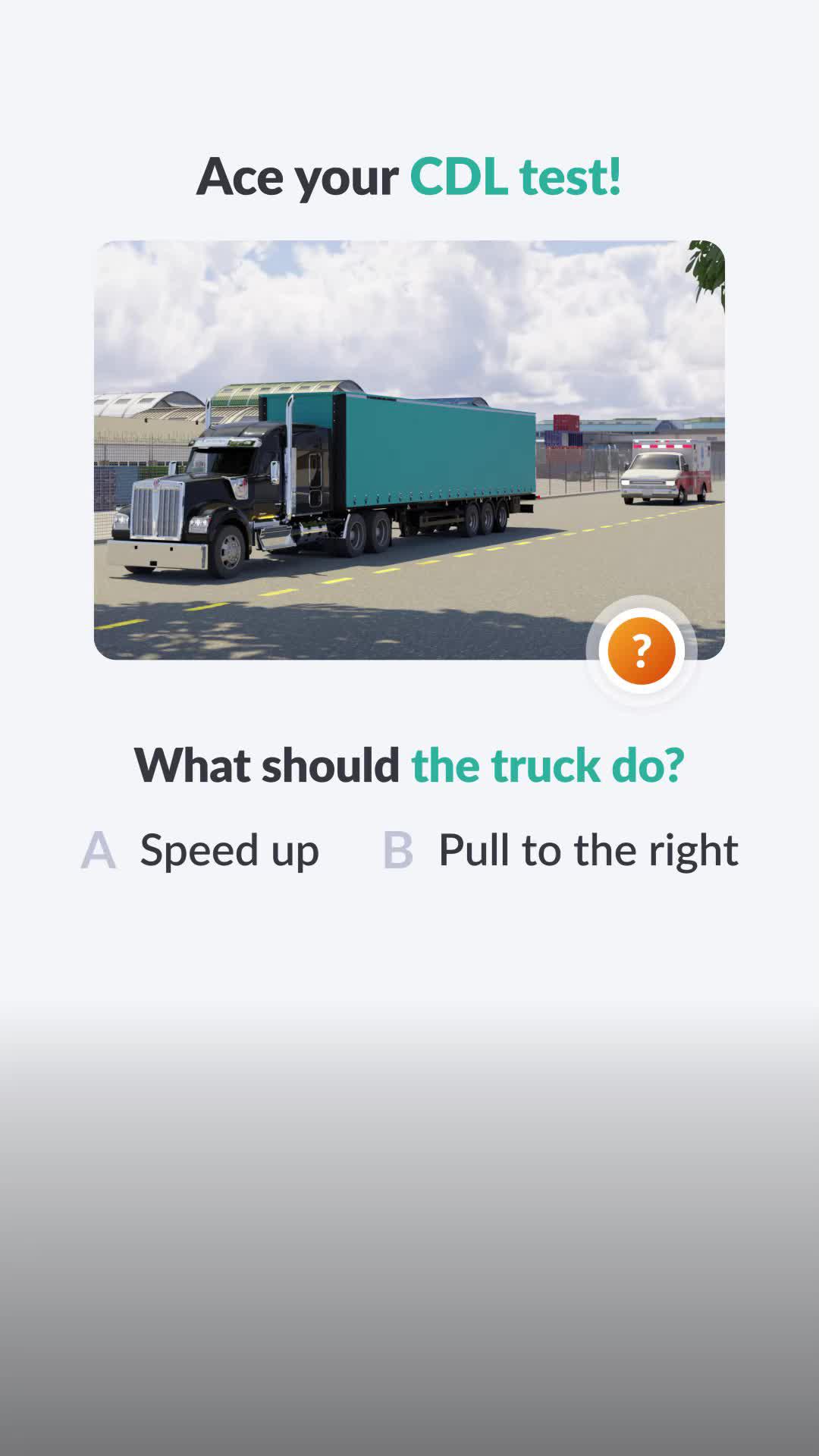 Study for your CDL test now!