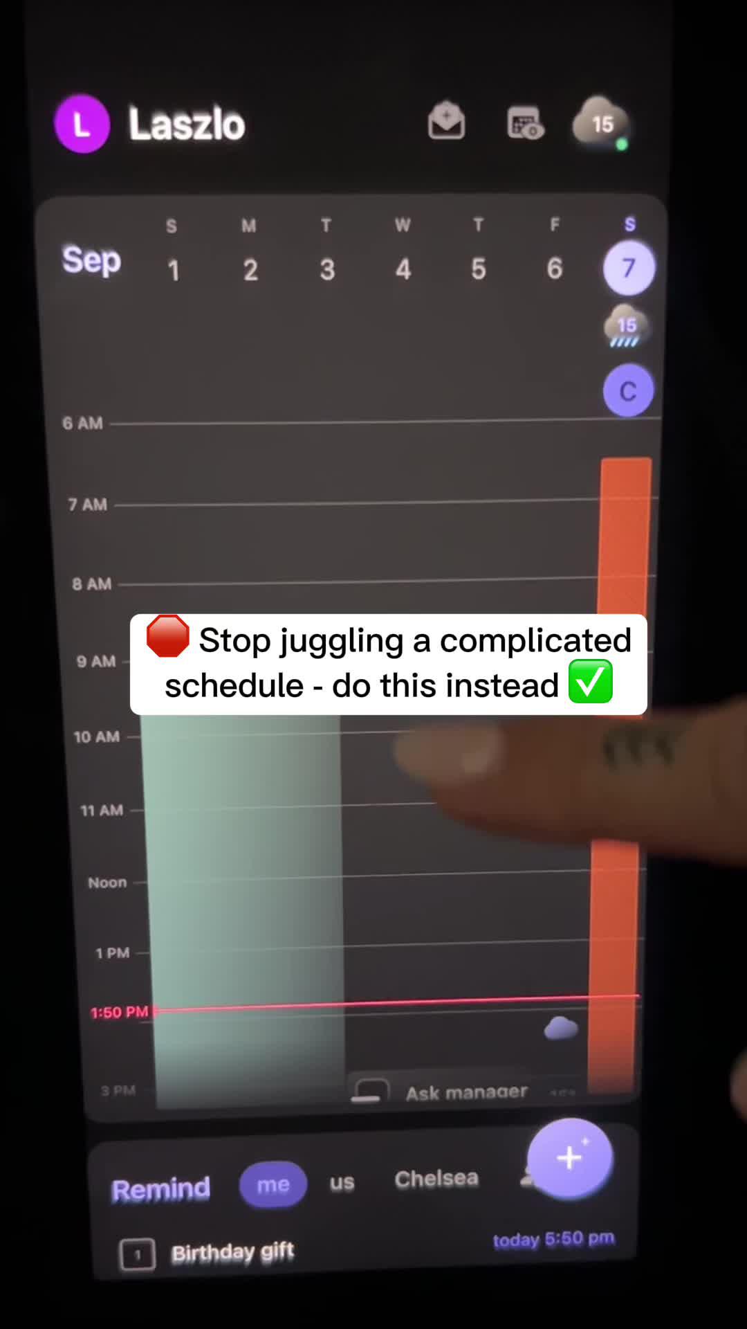 Hero is designed to organize your life. That's it.