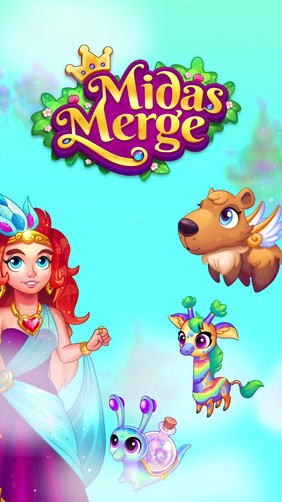 Wind down, merge items, collect creatures, and restore the beauty of King Midas' garden!