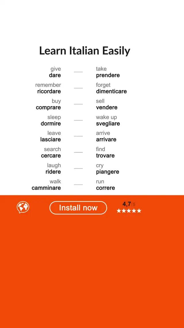 Learn Italian easily 