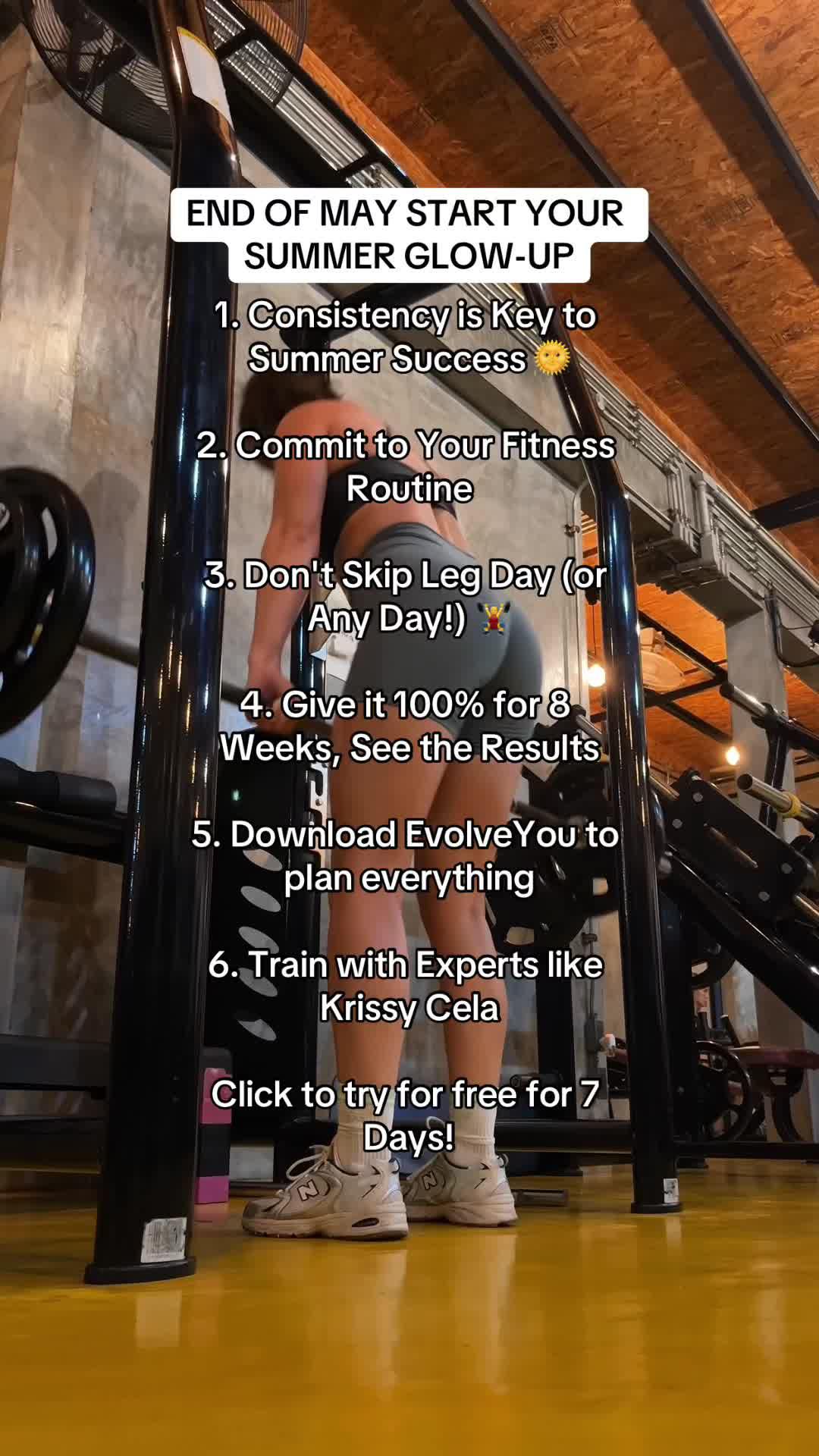 Struggling to see results? Download the EvolveYou app: it's FREE for 7 days!