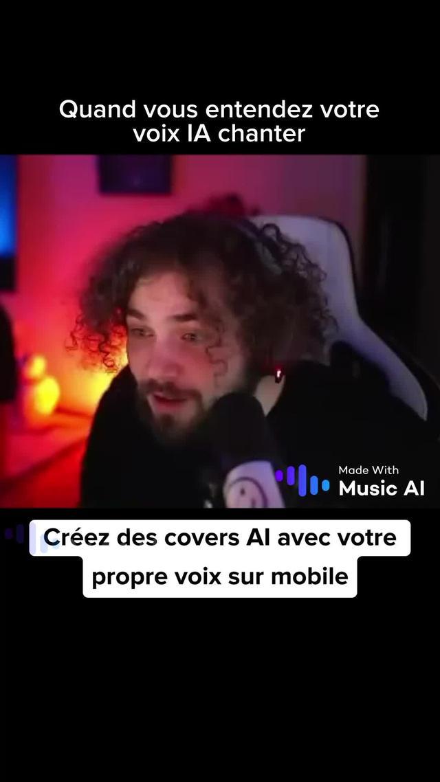 Créez des reprises AI avec votre propre voix sur mobile.