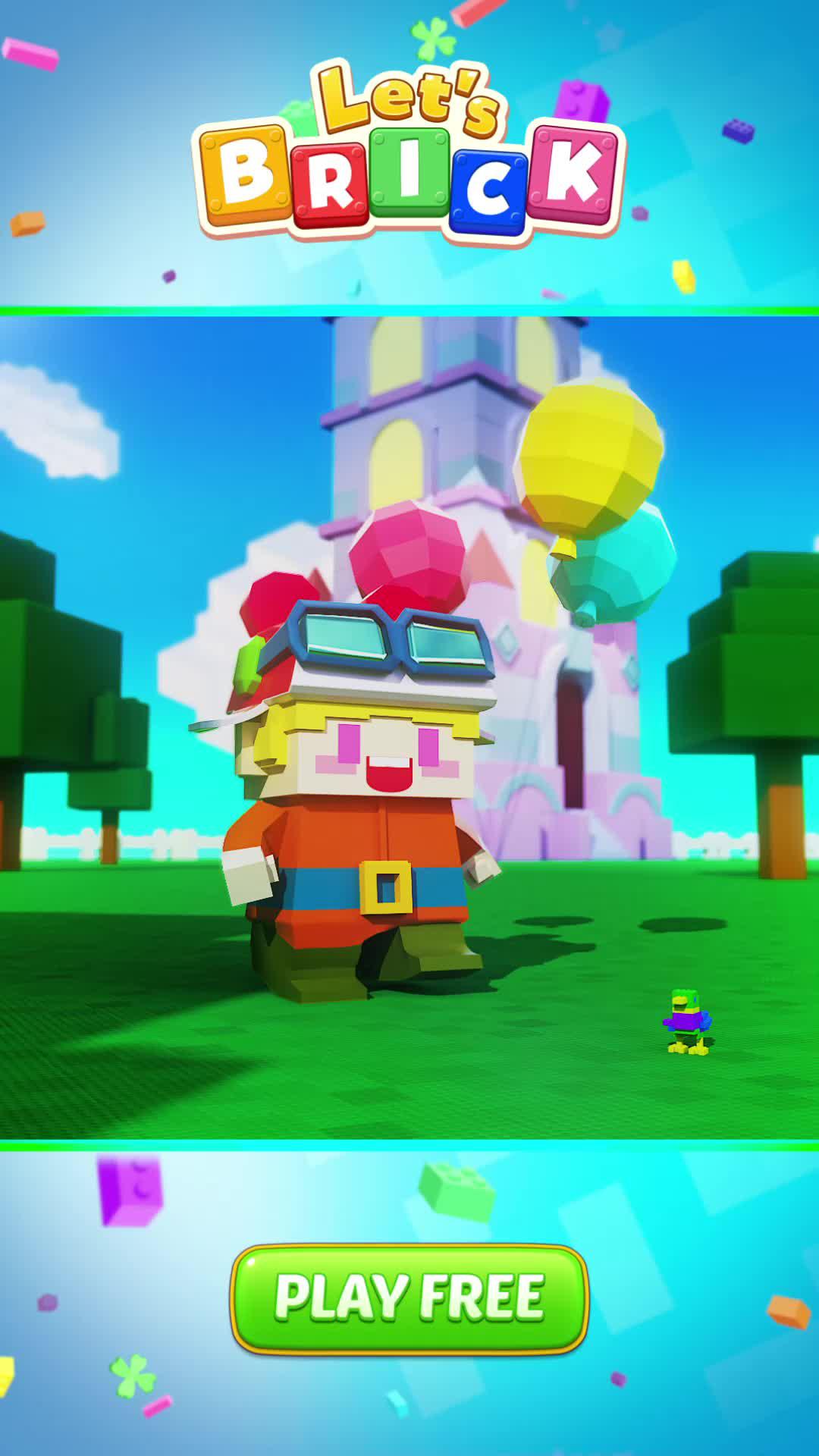 Match Bricks, clear Stages, claim rewards, and become a legend in Let's Brick!