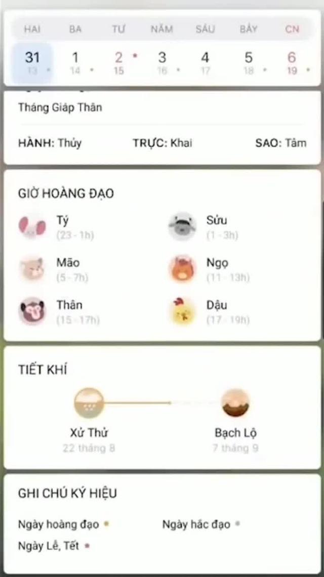 Tra cứu lịch âm đầy đủ, tiện lợi tại app Báo Mới