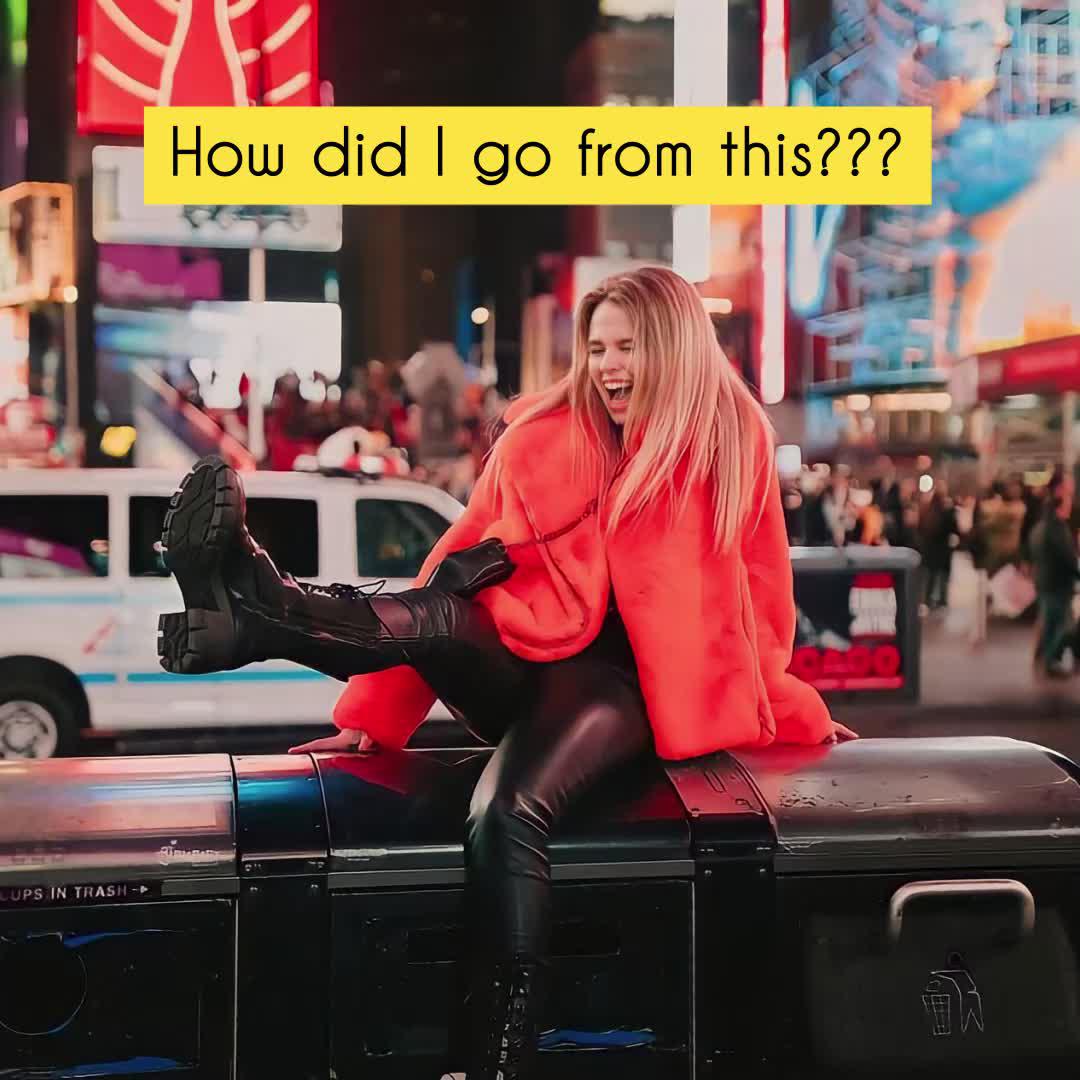 Make cool videos with templates in a few taps!