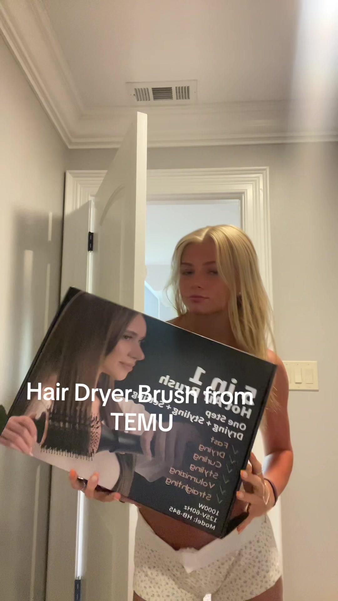 new fav way to do my hair, Code dmq4256 on #temu or 🔗in bio#temucodes #temuhaul #temufinds #summer #haul #hair #hairdryer #fyp