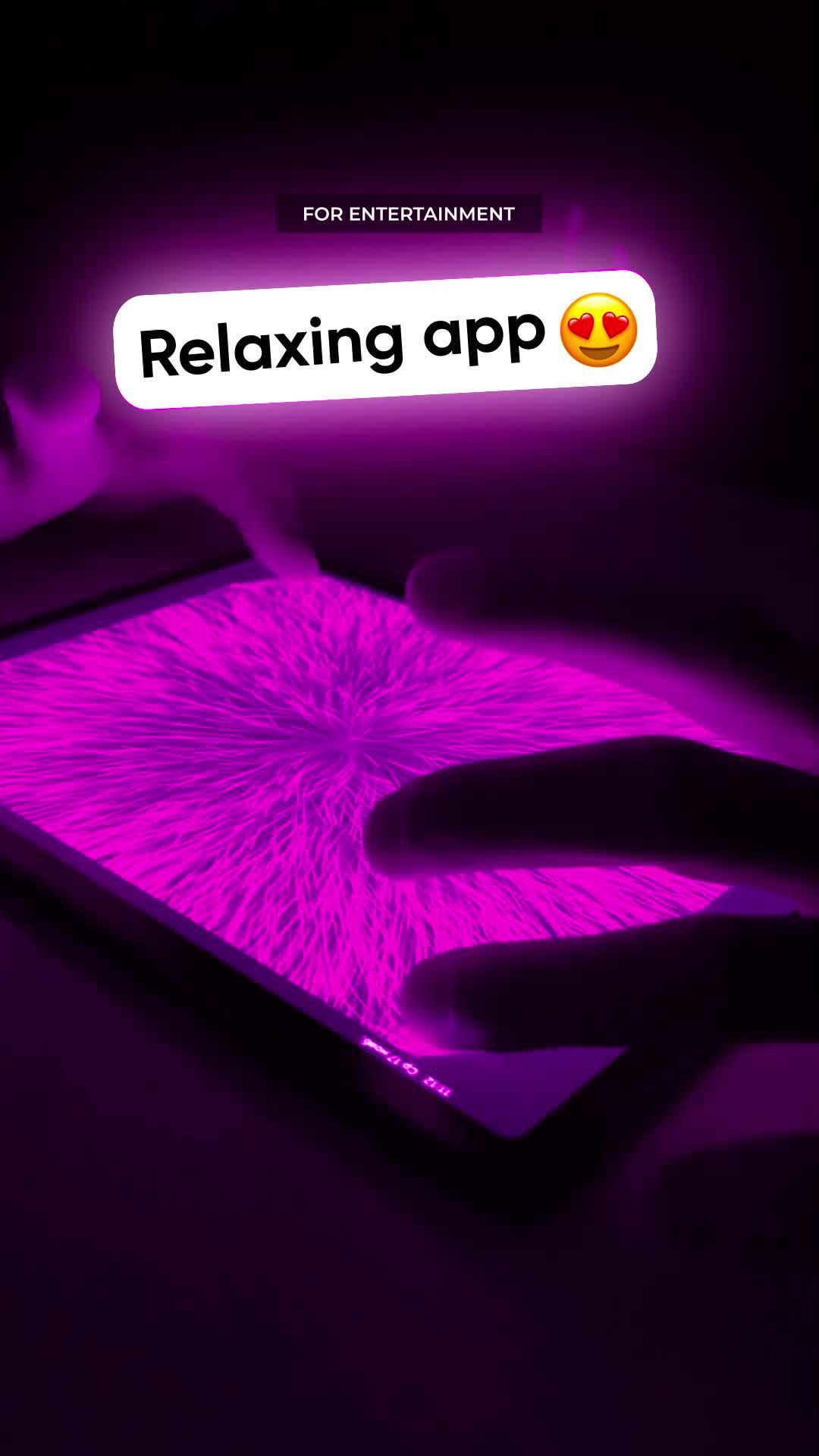 Visual meditation app