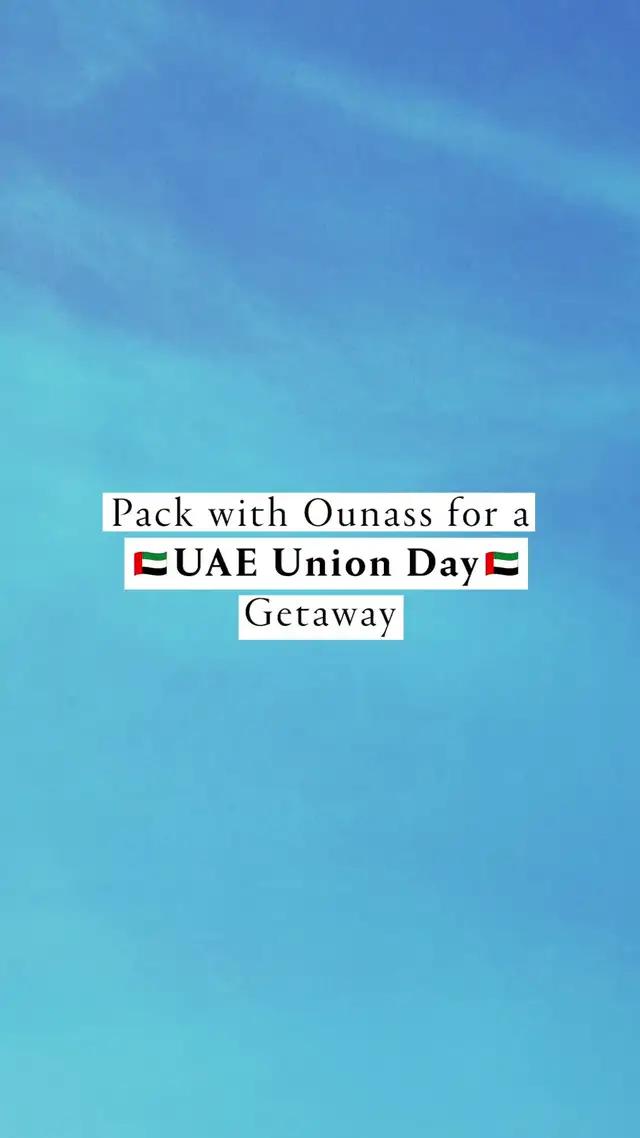 Pack with Ounass this UAE Union Day