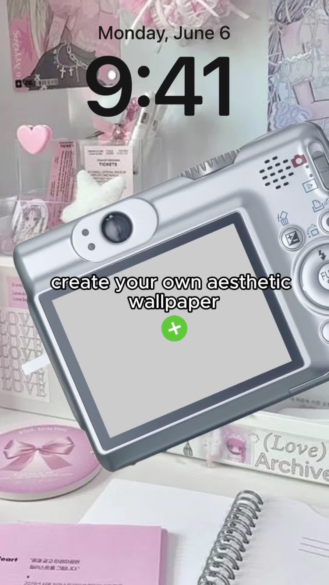 Create your own aesthetic wallpaper