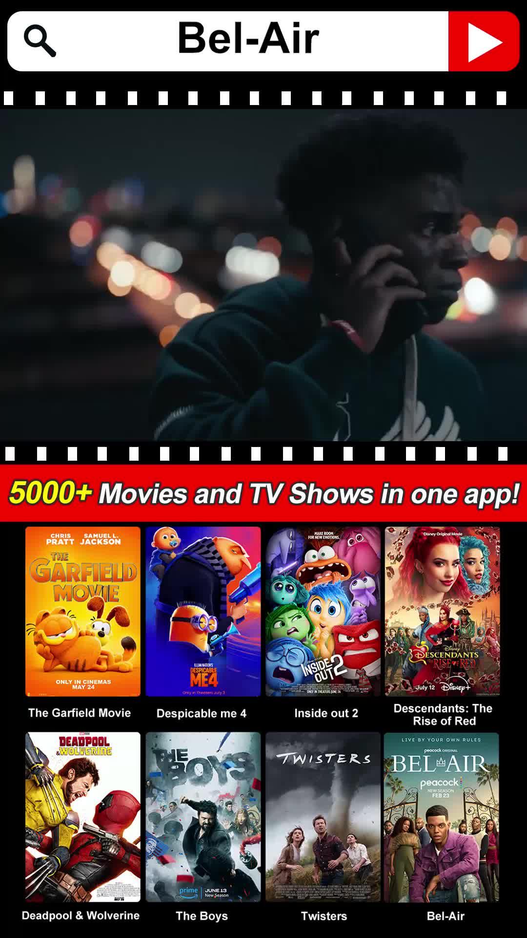 Download for free this powerful movie app