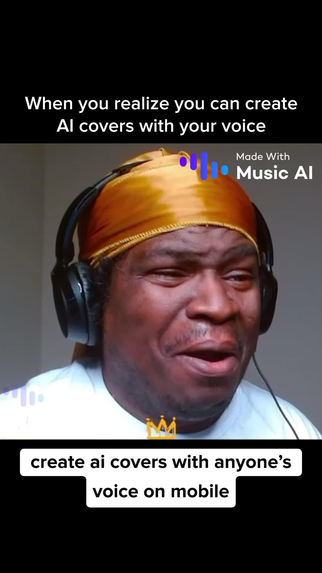 Create AI covers with your own voice on mobile