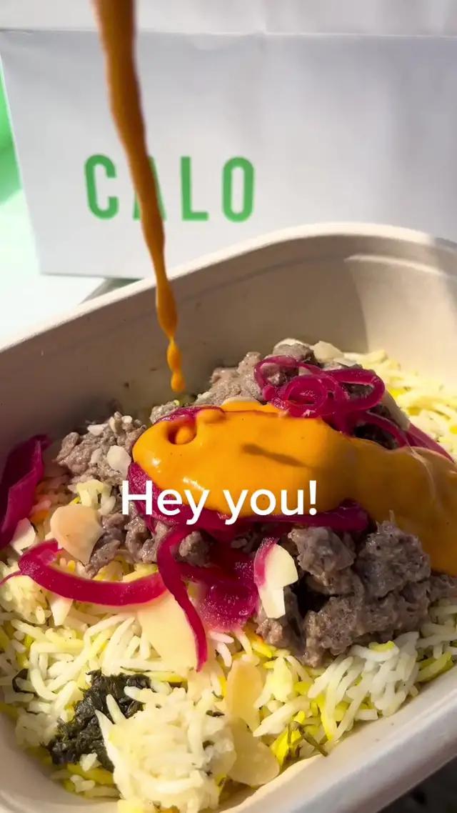 برياني لحم من تطبيق كالو غير، ليش؟ لان خفيف ويشبع وابد ما يخدرك 💯 Blessing your feed with the beauty of Calo’S Beef Biryani 😍 💚 #fyb