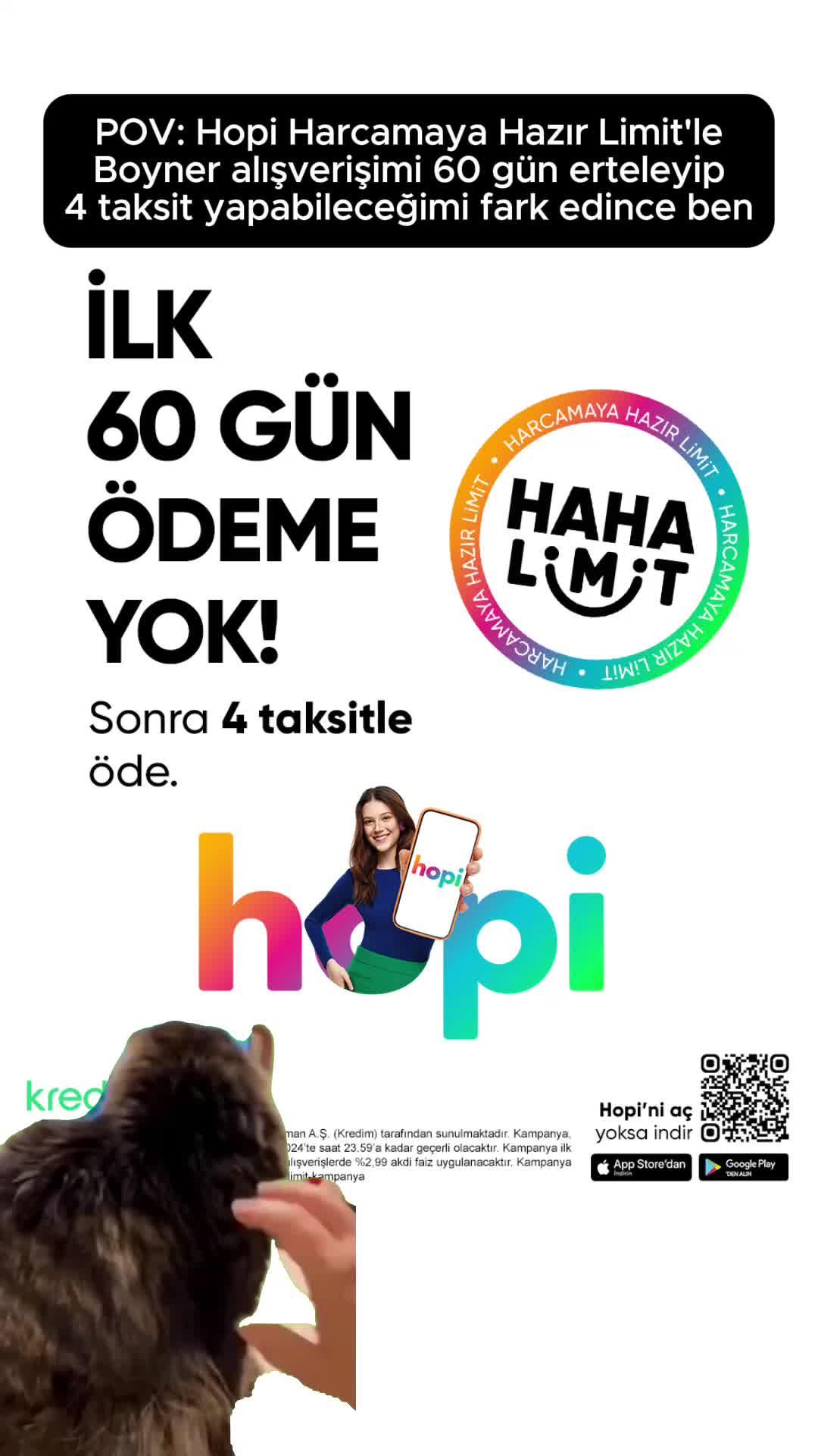 Boyner'de alışverişe başla, Hopi Harcamaya Hazır Limit ile ilk 60 gün ödeme yapmadan 4 taksitle öde!