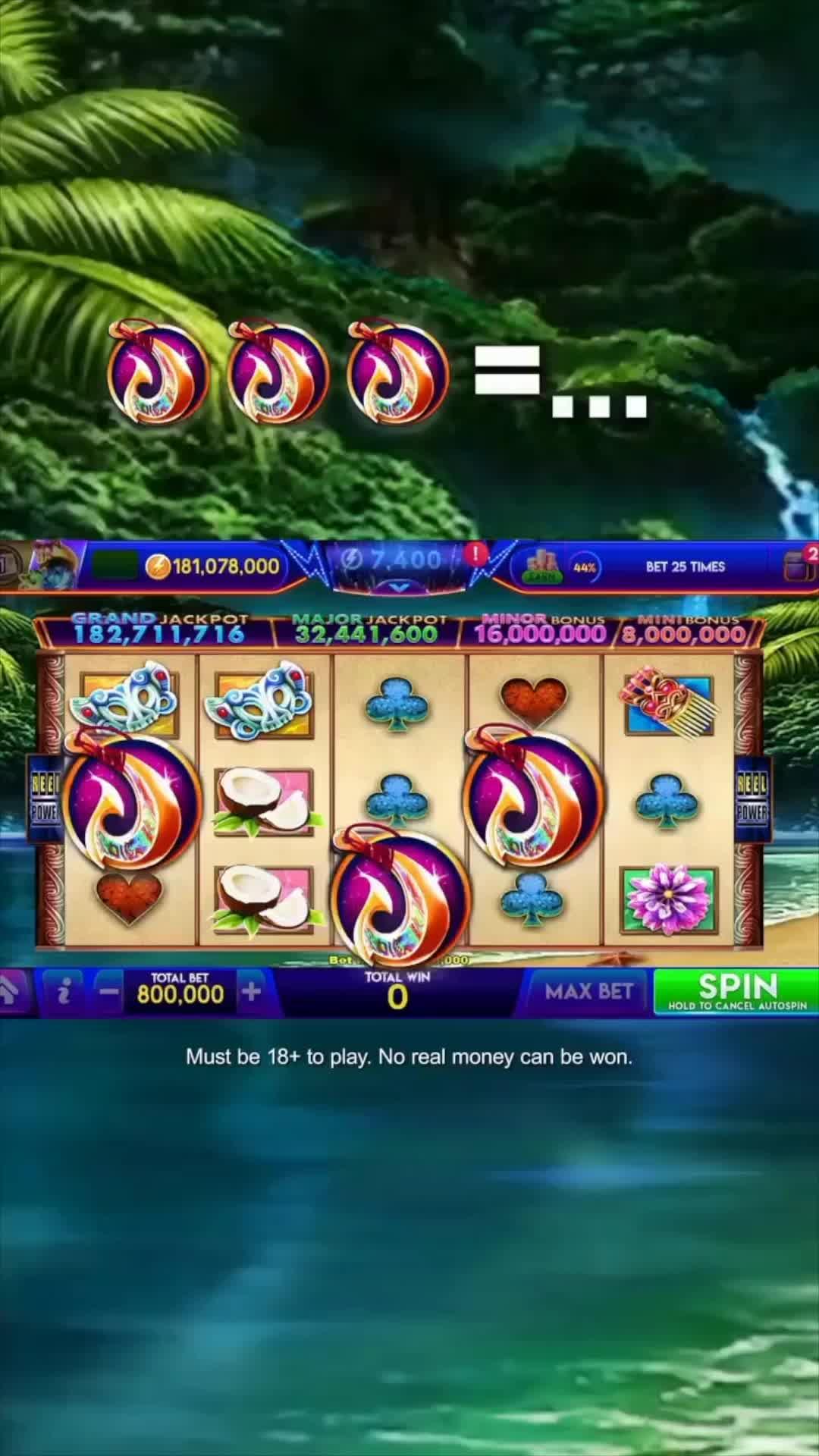 Collect 10,000,000 FREE Virtual Coins! (Must be 18+ to play. No real money can be won)